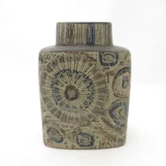 美品 ROYAL COPENHAGEN ロイヤルコペンハーゲン Baca バッカ ニルス・トーソン フラワーベース 花瓶 ワイド 北欧 オブジェ ヴィンテージ SU13871A1 のサムネイル