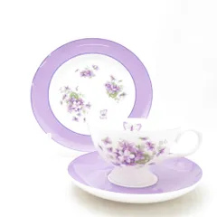 新品未使用 Aynsley エインズレイ イングリッシュバイオレット プレート Aynsley 正規輸入品 エインズレイ イングリッシュバイオレット ティー