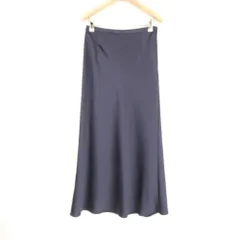 美品 UNITED ARROWS ユナイテッドアローズ 1524-162-5215 サテン マーメイド マキシスカート ロングスカート 40 ポリエステル100％ ロング丈 レディース AM8524A79 