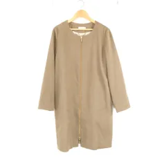 Loungedress ラウンジドレス ノーカラーコート S ポリエステル コットン 他 ジップアップ レディース AM8532A37 のサムネイル