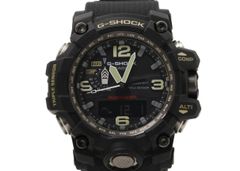 CASIO カシオ 時計 GSHOCK MASTER OF G  LAND MUDMASTER GWG10001AJF ブラック 樹脂／ステンレススチール メンズ デジアナ 美品