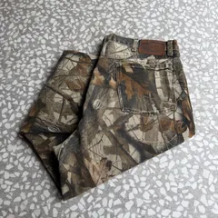 Wrangler / real tree denim size 36×32 ラングラー　極太　リアルツリー　ペインターパンツ　総柄　ストリート　横ノリ　ヒップホップ　バギー　sk8 高円寺のサムネイル