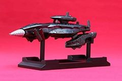 旧キット】1/1200巡洋艦シャア専用ムサイ ガンプラ ジャンク 組立済み