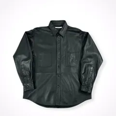 JOURNAL STANDARD TRISECT ジャーナルスタンダード トライセクト / ラムレザーワークシャツ 24年モデル 参考定価：33,000+tax SIZE:Sのサムネイル