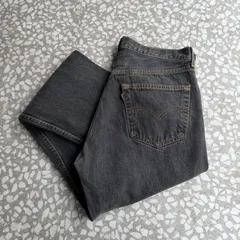 Levi’s / 98y usa製 black denim size 33×32 リーバイス 先染めブラックデニム　98年　アメリカ製 ストレート　ボタンフライ
