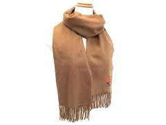 LOEWE ロエベ マフラー アナグラム ブラウン カシミヤ100％ ユニセックス フリンジ 新古未使用展示品
