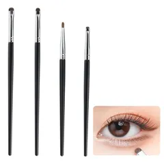 アイシャドウチップ アイメイクブラシ メイクブラシ 極細のアイブラシ 化粧ブラシ 化粧筆 超柔らかい 魅力的な目元 メイク道具 使いやすい 描きやすい 持ち運び便利 日常の化粧 プレゼント