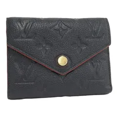 LOUIS VUITTON ポルトフォイユ ヴィクトリーヌ 三つ折り財布 モノグラム アンプラント マリーヌルージュ M64577