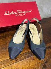 Salvatore Ferragamo （サルヴァトーレ フェラガモ）BEBAモデル　スリングバック　パンプス／ミュールのサムネイル