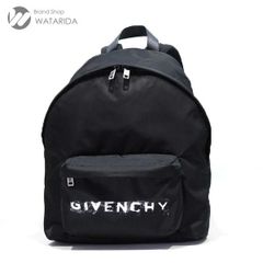 u32【極美品】ジバンシー スパイクスタッズ ブラック ナイロン レザー