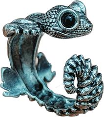 uzu ウズ トカゲデザイン シルバー925リング - メルカリ