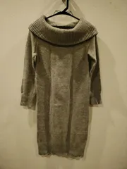UNIQLO　ロングニットワンピース　グレー