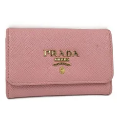 PRADA 4連キーケース サフィアーノ レザー ピンク