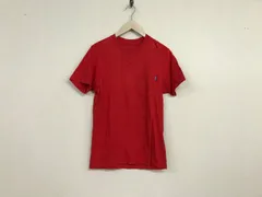 本物パタゴニアPatagoniaコットンポケット半袖Tシャツメンズサーフアメカジミリタリーストリートスケーターワークビジネススーツモードゴルフ赤レッドSアメリカ製