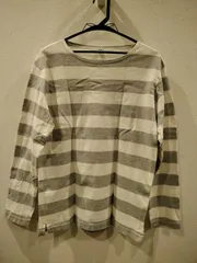 ユニクロ　ボーダー　長袖　メンズ