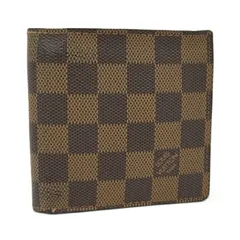 LOUIS VUITTON ポルトビエ カルトクレディモネ ダミエ エベヌ 二つ折り財布 N61665