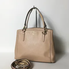 2510-54｜美品｜コーチ 2WAY ハンドバッグ レザー ベージュ