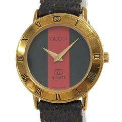 稼働】GUCCI グッチ 3000L 腕時計 ローマ オールドグッチ - メルカリ