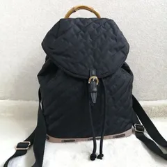 美品☆レスポートサック アトリエシリーズ リュックサック バックパック キルティング バンブー ブラック ピンク ロゴ キルト LeSportsac 大人リュック