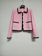 ミュウ ピンク ツイードジャケット