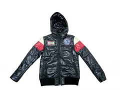 美品 ヒステリックグラマー ダウンジャケット ワッペン レディース ブラック レッド HYSTERIC GLAMOUR ヒスグラ ジャケット 黒 のサムネイル