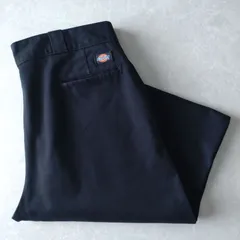 ■古着 Dickies ディッキーズ 874BK ワークパンツ チノ ORIGINAL FIT 黒 W40L30【D1742】