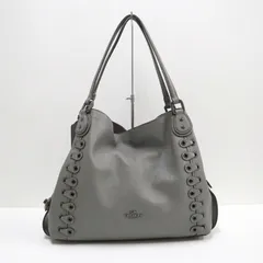 COACH コーチ イーディ セミショルダーバッグ レザー グレー 21348