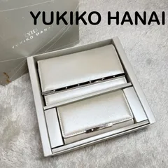 YUKIKO HANAI ユキコハナイ 三つ折り財布 & キーケース セット レザーのサムネイル