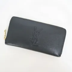 Saint Laurent サンローラン ジッピーウォレット 長財布 レザー ブラック 568995
