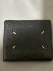 メゾンマルジェラ ブラック サフィアーノ 二つ折り財布