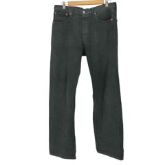Levi's569ブラックデニムW40L32極太ルーズストリートB系フェード