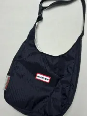 新品 HUNTER ホーボーバッグ ブラック ミニ バッグ