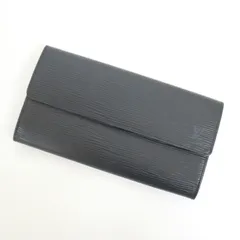 LOUIS VUITTON ルイヴィトン ポシェット・ポルトモネクレディ 長財布 エピ ノワール M63572 SR0070