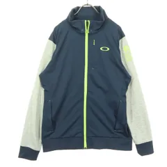 OAKLEY オークリー ワンポイントロゴ 長袖 トラックジャケット L ネイビー メンズ 古着のサムネイル