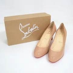 Christian Louboutin クリスチャンルブタン SIMPLE PUMP70 パンプス パテントレザー ベージュ 3080363 #39.5