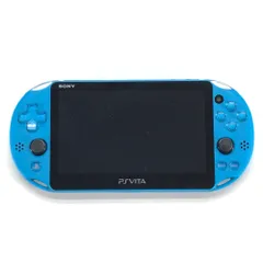 □SONY ゲーム機本体 PlayStation Vita本体 Wi-Fiモデル アクア・ブルー[PCH-2000] ジャンク品