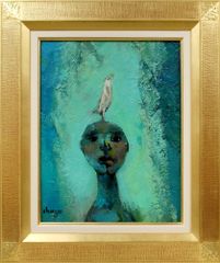 坂中功一郎【太刀魚・魚頭】1993 肉筆油彩画 - メルカリ