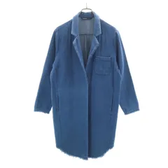 ZARA BASIC ザラベーシック デニム ロング チェスターコート M レディース 古着のサムネイル