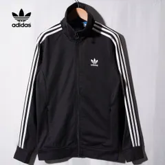 美品 アディダス オリジナルス adidas ORIGINALS トラックジャケット ヨーロッパTT XL ブラック ストリート ロゴ刺繍 ジャージ スポーツミックス スリーストライプ 古着 F216