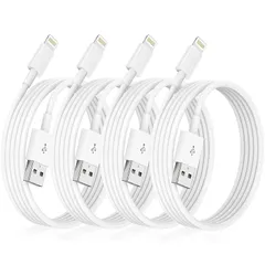 【新品】 【2026新版 MFI認証】iPhone 充電ケーブル 純正 1M 4本セット 急速充電 高速データ転送 断線防止 アイホン 充電ケーブル Phone ケーブル 高耐久 for iPhone 14/ 13/ 12/ 11/ XS/XR/ 8/ 7 1