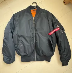 アルファインダストリー MA-1 ブラック ブルゾン ジャケット