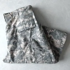 ■古着 USARMY 米軍実物 ACUミリタリーパンツ コンバットパンツ トラウザー デジタルカモフラージュ 迷彩 13年製 L-R 実寸W38L32【L5907】