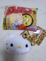 ハローキティ レオパード（ヒョウ柄） コインケース キーホルダー + ショッピングバッグ セット