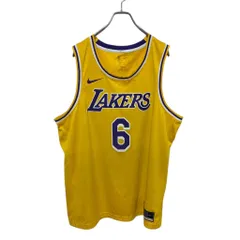 【NIKE】 NBA Los Angeles Lakers Basketball Shirts JAMES ロサンゼルスレイカーズ ゲームシャツ S-5167
