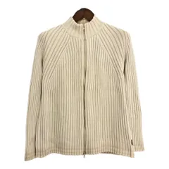 CHEVIGNON リブニット ドライバーズニットセーター ベージュ (メンズ M) 中古 古着 S3057