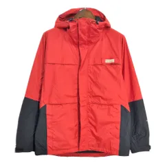 Columbia コロンビア OMNI-TECH ナイロン マウンテンパーカー アウトドア レッド (メンズ M) 中古 古着 S3144
