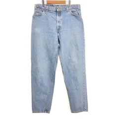 90年代 Levi's リーバイス 550 デニムパンツ オレンジタブ ライトブルー (メンズ W36 L32) 中古 古着 S3308