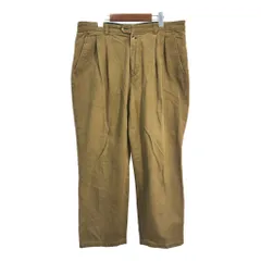 TOMMY HILFIGER トミーヒルフィガー 2タック コットンパンツ ブラウン (メンズ W36 L30) 中古 古着 S3572のサムネイル