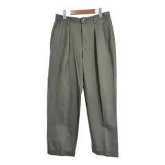 TOMMY HILFIGER トミーヒルフィガー 2タック コットンパンツ カーキ (メンズ W33 L32) 中古 古着 S3574のサムネイル