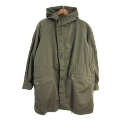 80年代 フランス軍 M-64 フィールドパーカー ユーロ ミリタリー オリーブ (メンズ 92C) 中古 古着 S3877